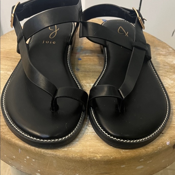 Like New Joie Lennox Black Strappy Sandals - Picture 2 of 6